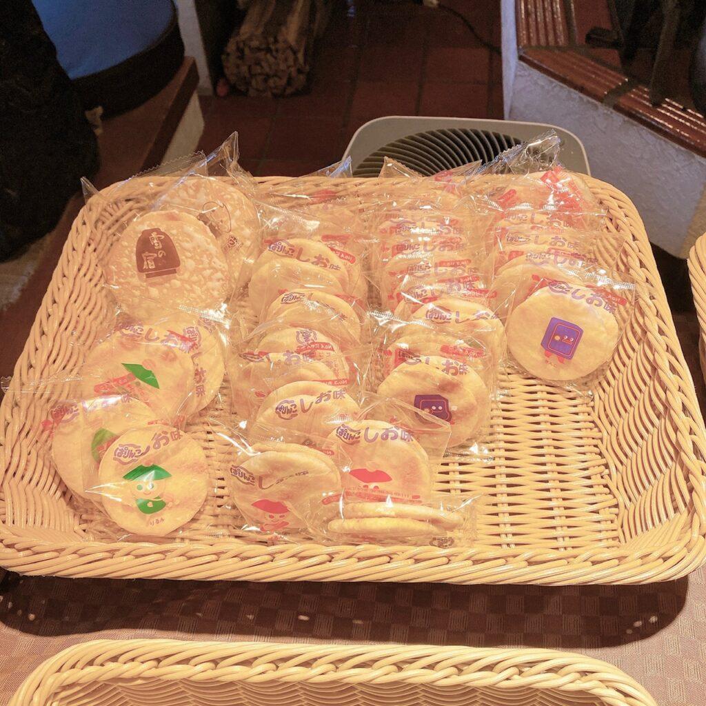 富士レークホテル ウェルカムフードの実際の写真２