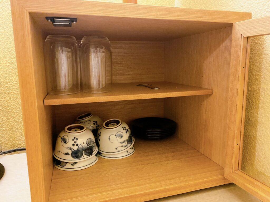 富士レークホテル 和室 備え付けのアメニティを撮影した写真2