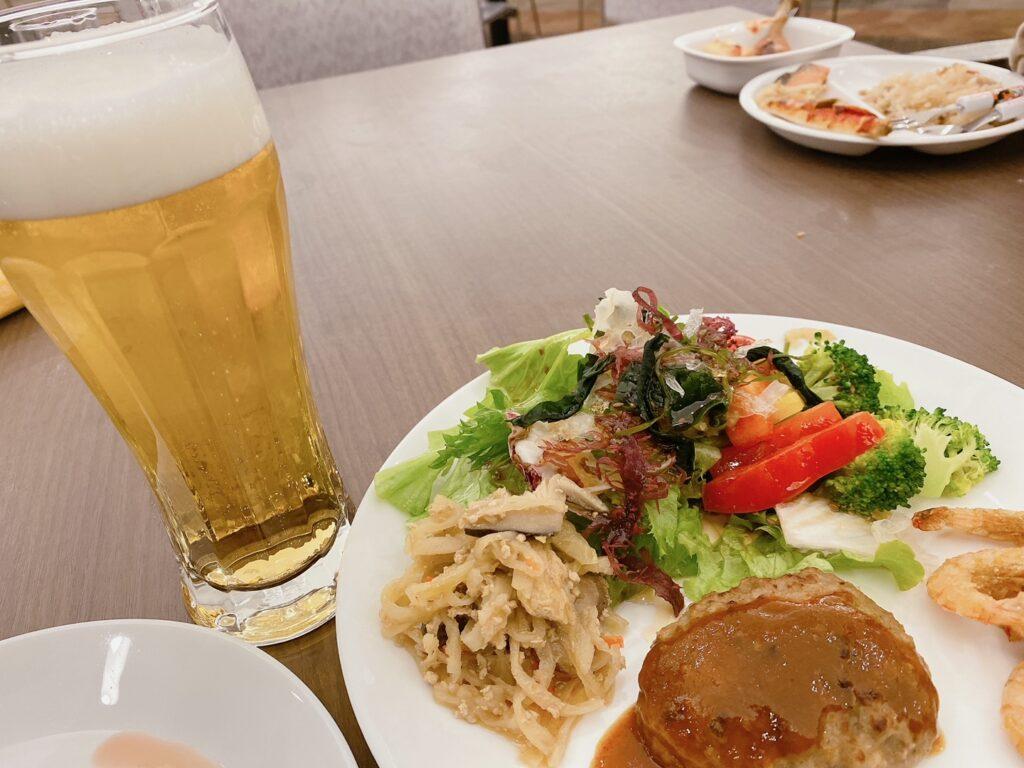 富士レークホテル 夕食 ビュッフェの写真