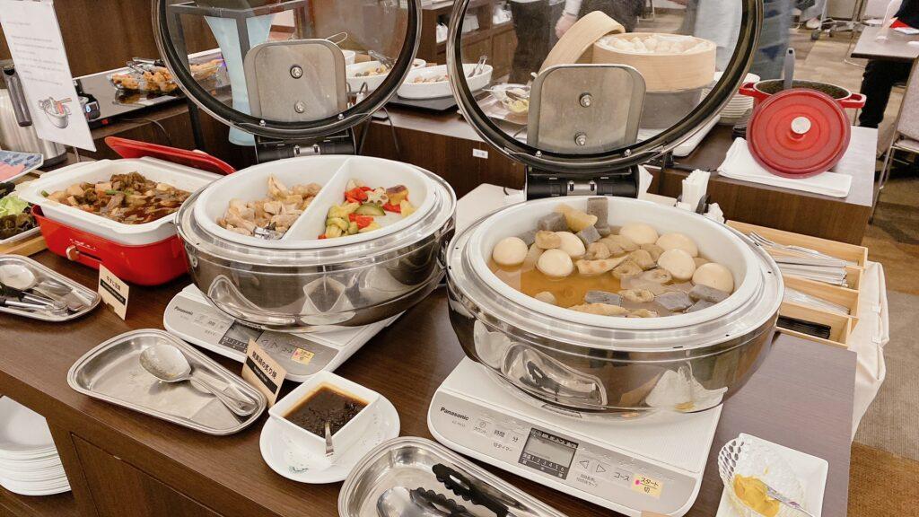 富士レークホテル　夕食ビュッフェ　料理の写真２