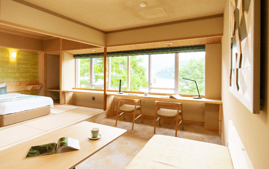 富士レークホテル 西館リニューアル和洋室Aタイプ