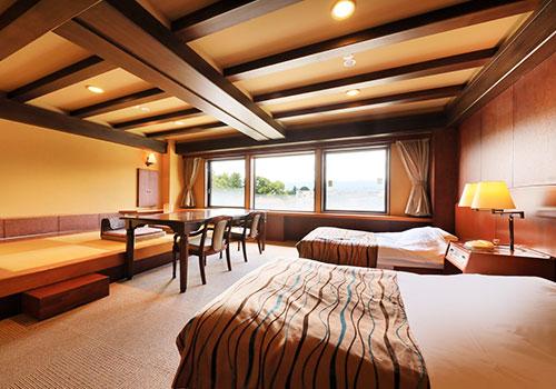 富士レークホテル 露天風呂付客室 デラックス