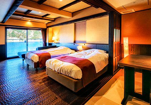 富士レークホテル 露天風呂付客室 セミコンフォート