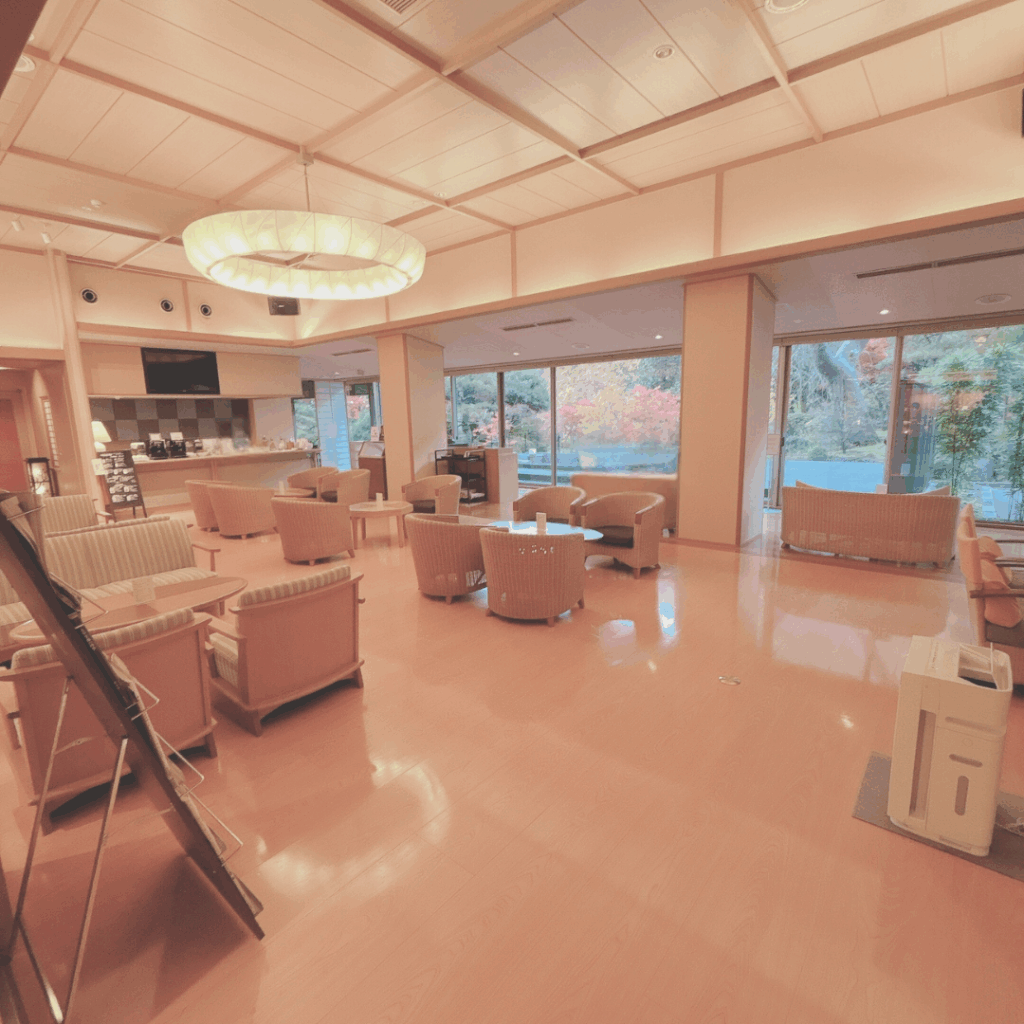 庄川温泉ゆめつづりのラウンジを撮影した写真