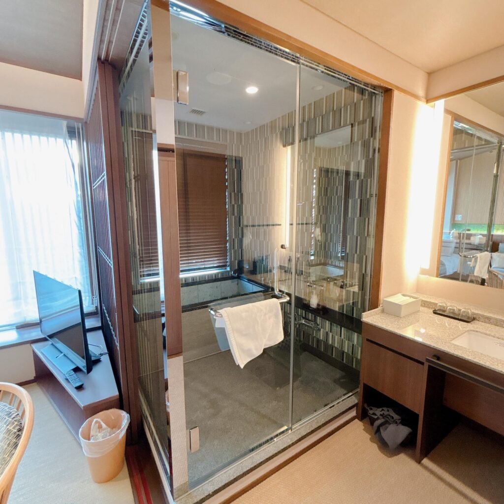 庄川温泉ゆめつづり 客室の浴室を撮影した画像1