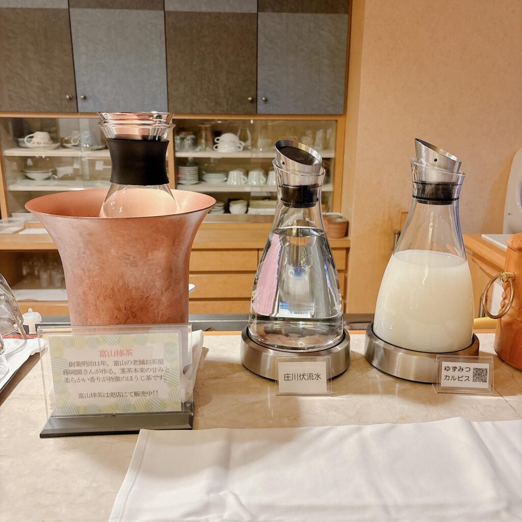 庄川温泉ゆめつづりのフリードリンクを撮影した画像1