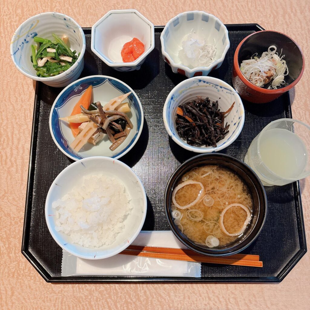 庄川温泉ゆめつづり 朝食メニューを撮影した画像27