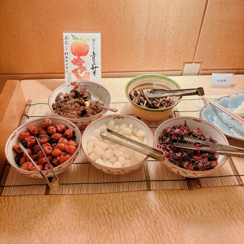 庄川温泉ゆめつづり 朝食メニューを撮影した画像14