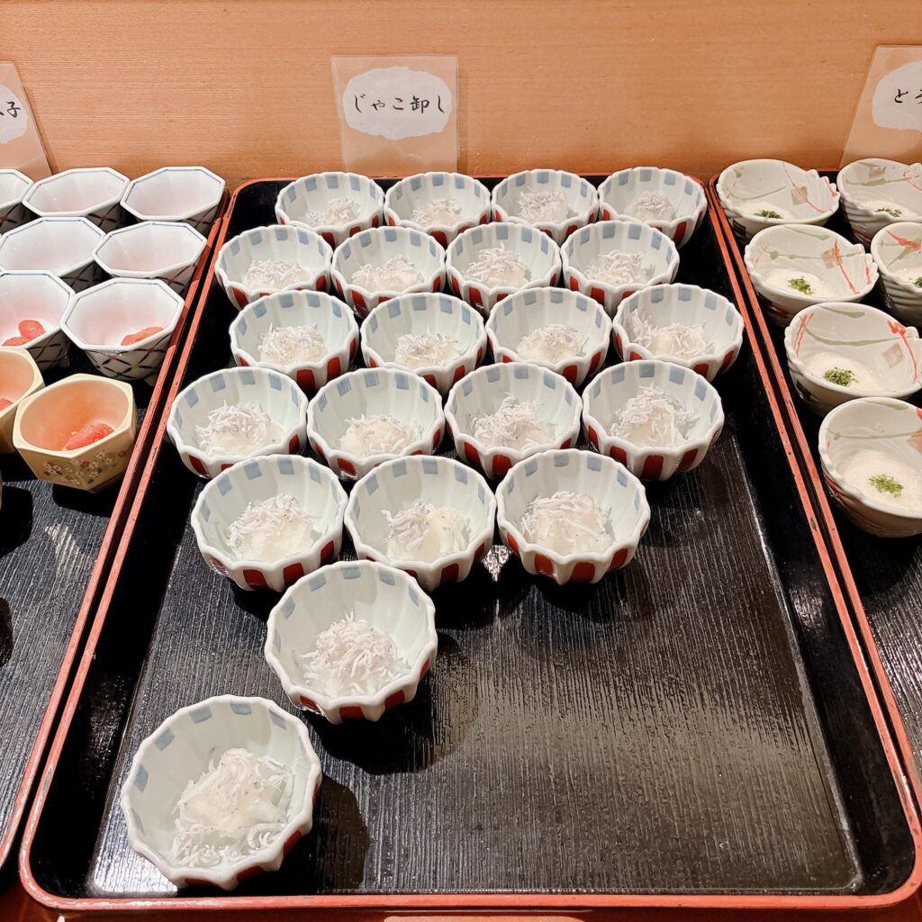 庄川温泉ゆめつづり 朝食メニューを撮影した画像12