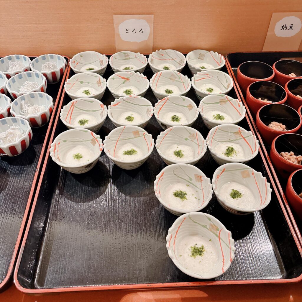 庄川温泉ゆめつづり 朝食メニューを撮影した画像11