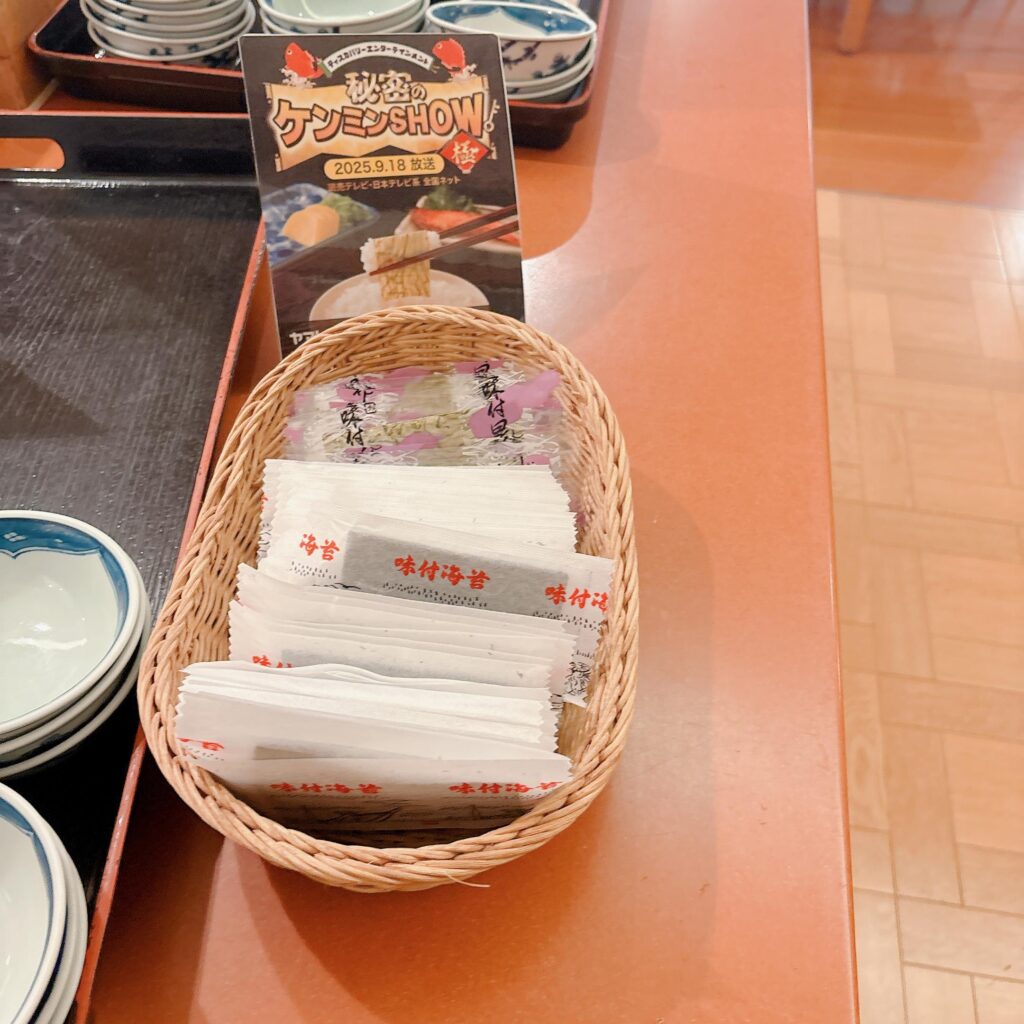 庄川温泉ゆめつづり 朝食メニューを撮影した画像7