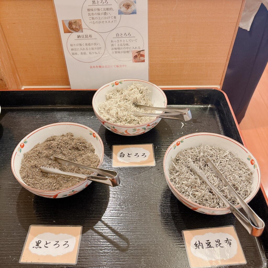 庄川温泉ゆめつづり 朝食メニューを撮影した画像5