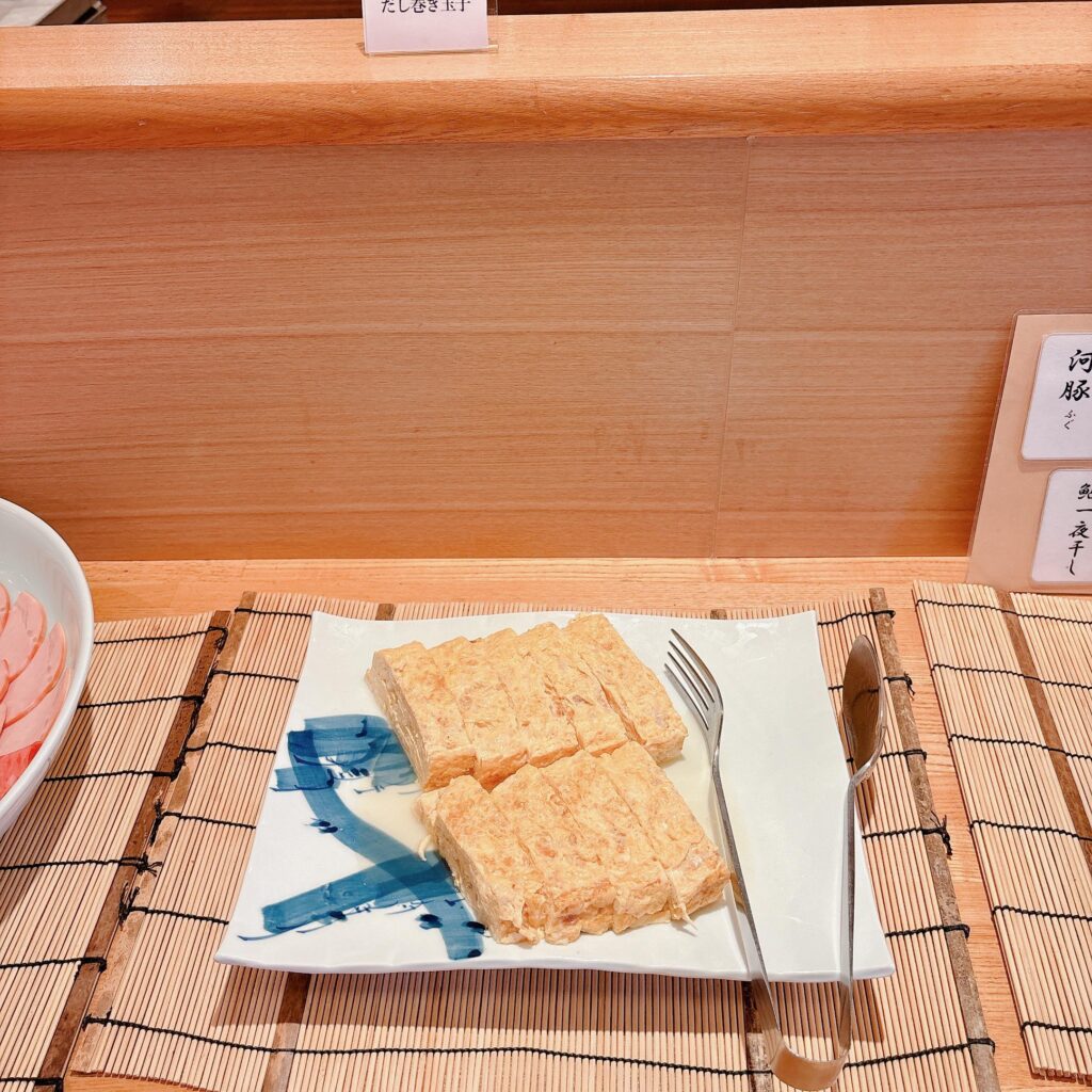 庄川温泉ゆめつづり 朝食メニューを撮影した画像2
