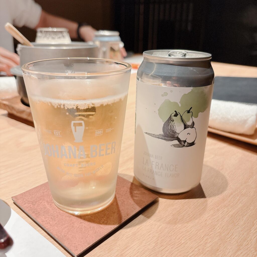 庄川温泉ゆめつづり 実際に頼んだドリンクを撮影した画像