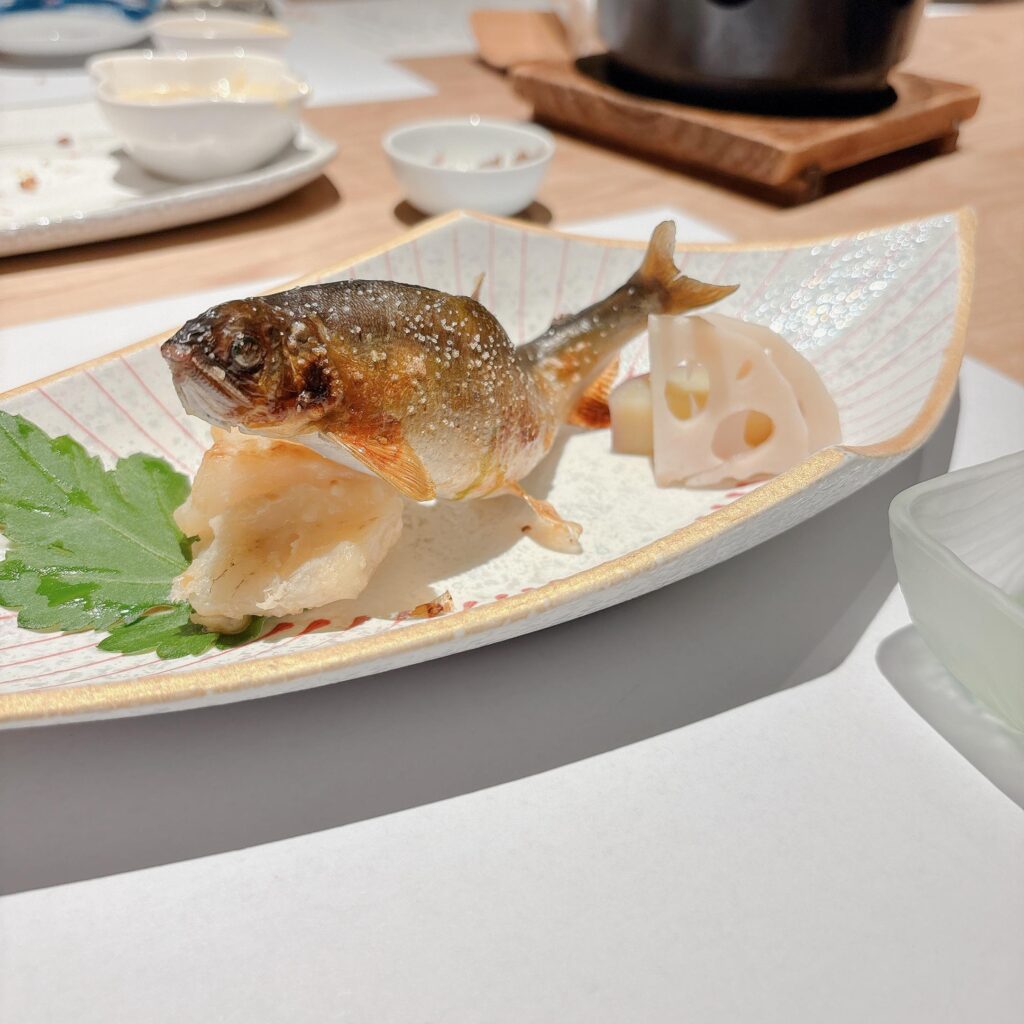 庄川温泉ゆめつづり 夕食のメニューを撮影した画像10