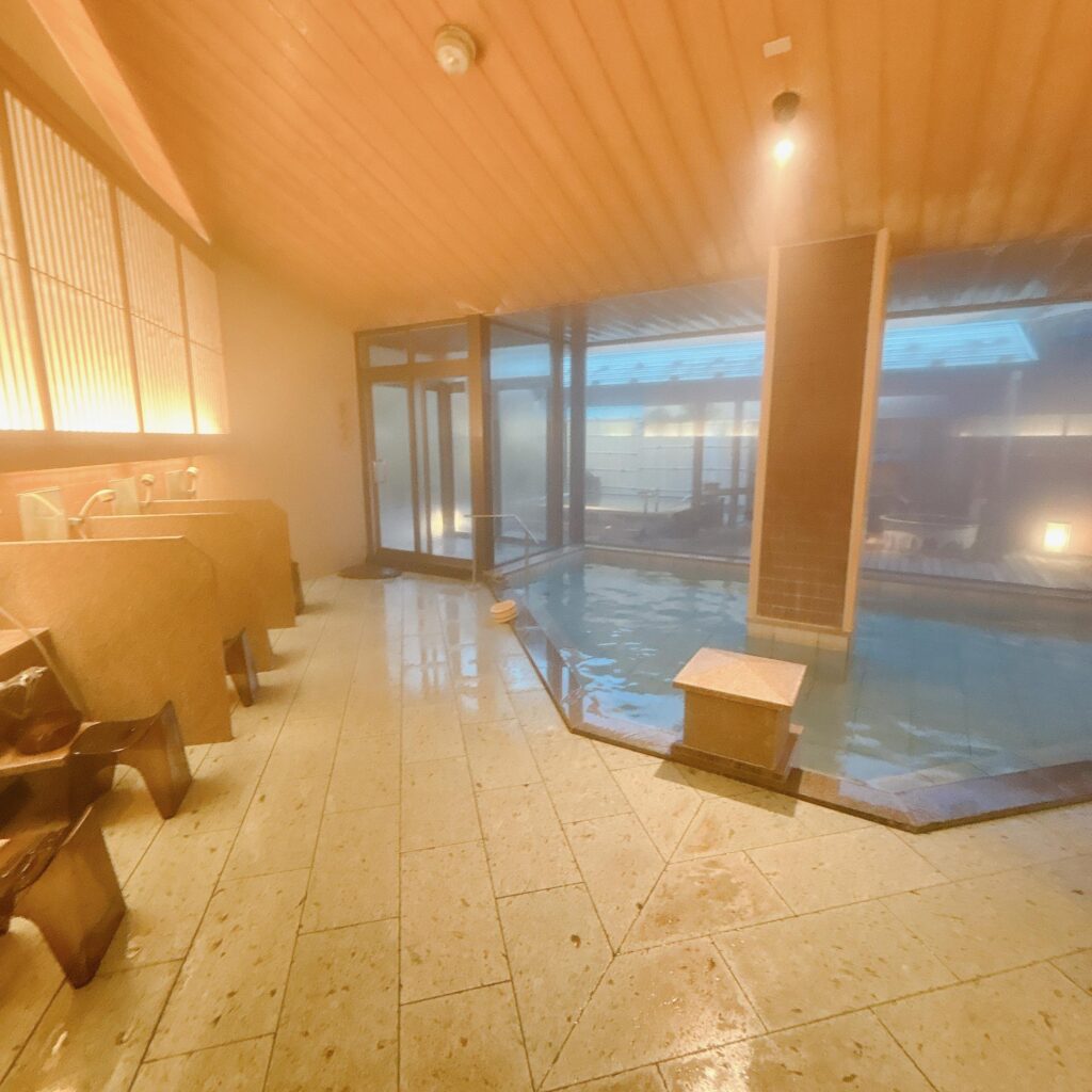 庄川温泉ゆめつづり 大浴場の様子を撮影した画像1