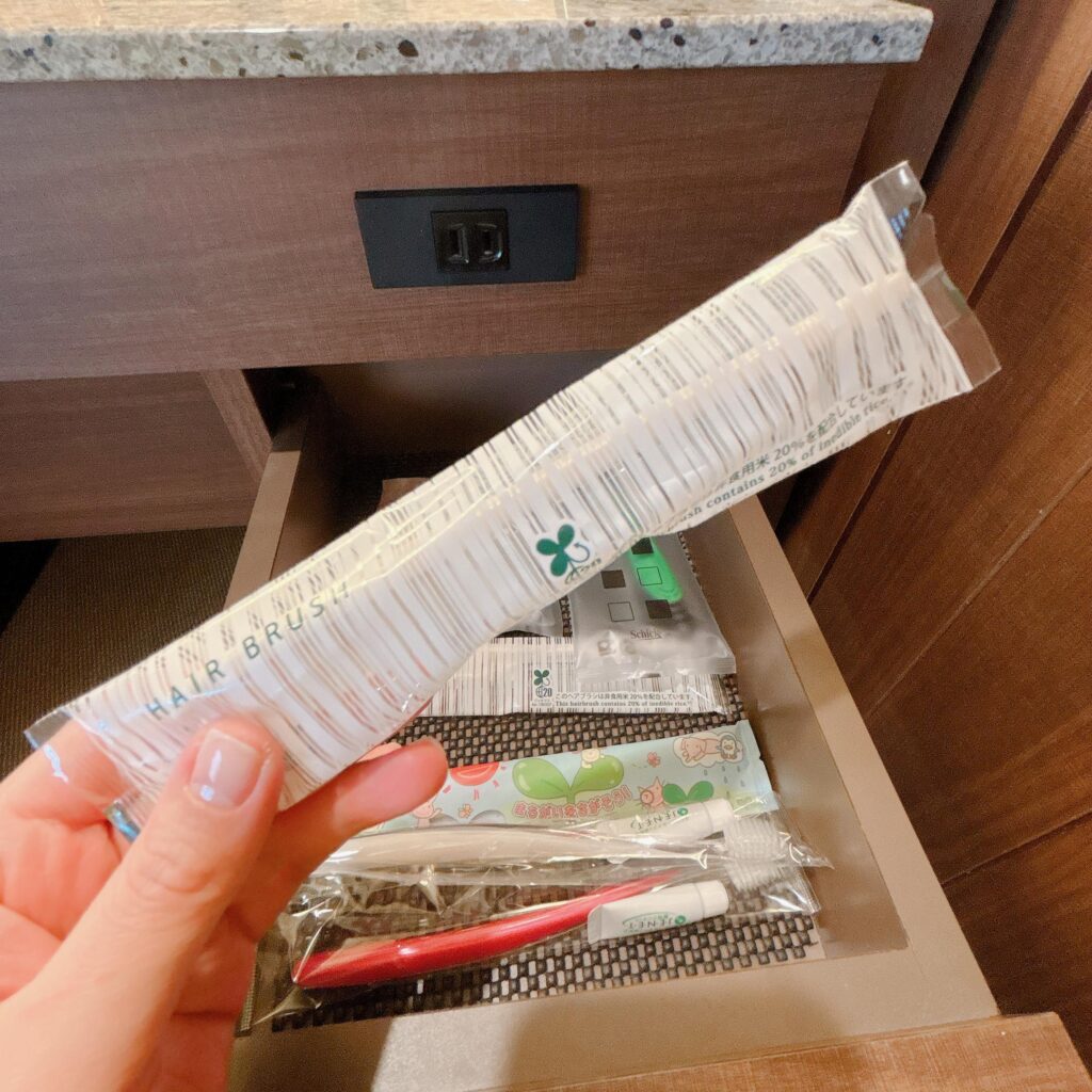 庄川温泉ゆめつづり 客室のアメニティを撮影した画像11