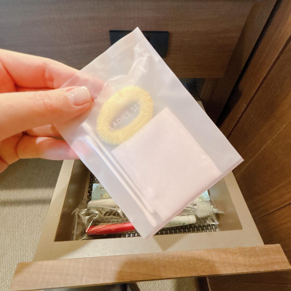 庄川温泉ゆめつづり 客室のアメニティを撮影した画像10