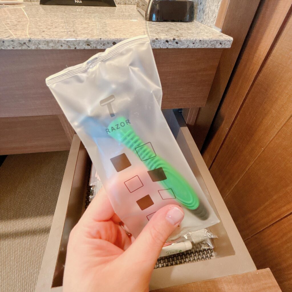 庄川温泉ゆめつづり 客室のアメニティを撮影した画像8