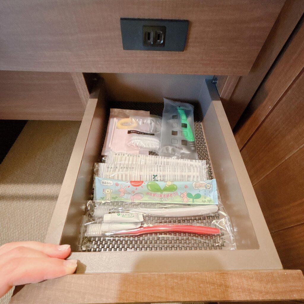 庄川温泉ゆめつづり 客室のアメニティを撮影した画像5