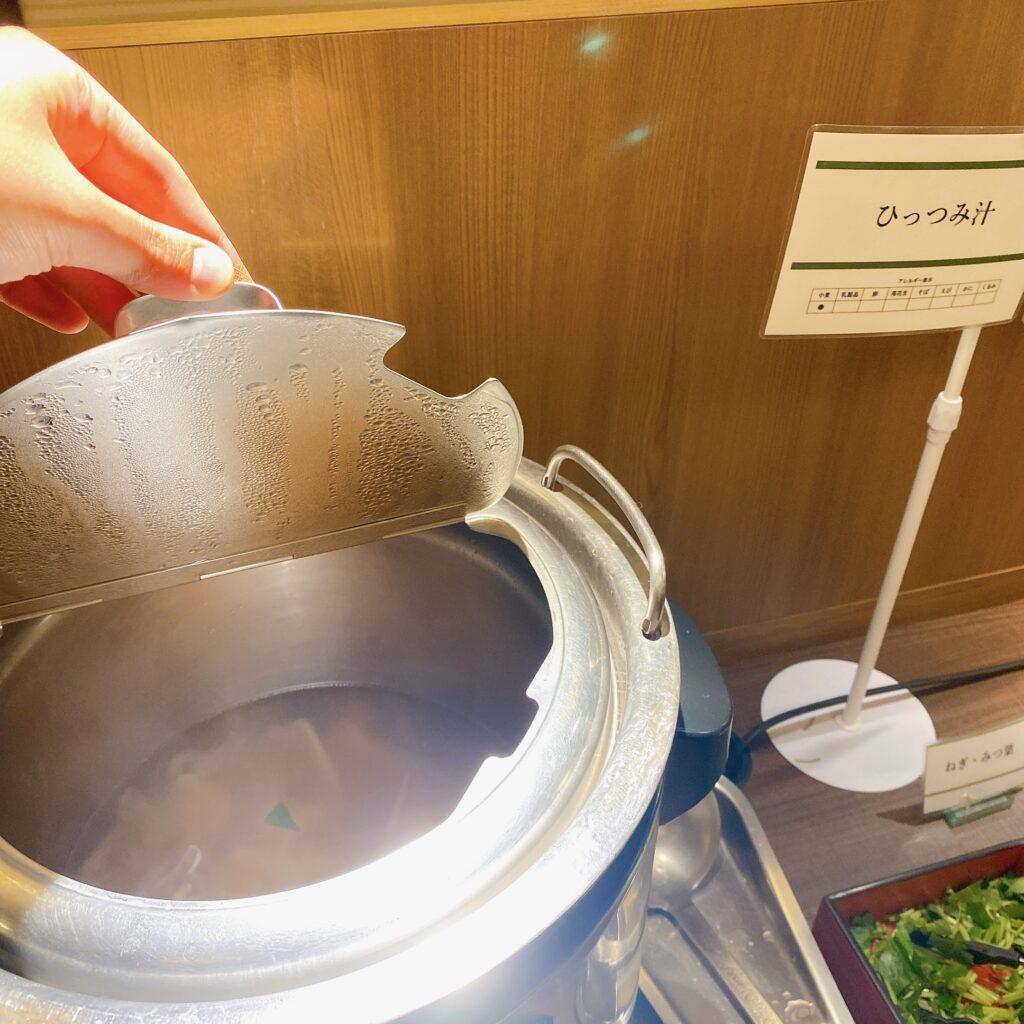 愛隣館 バイキング会場 里山ダイニング 朝食ビュッフェのメニューを撮影した画像32