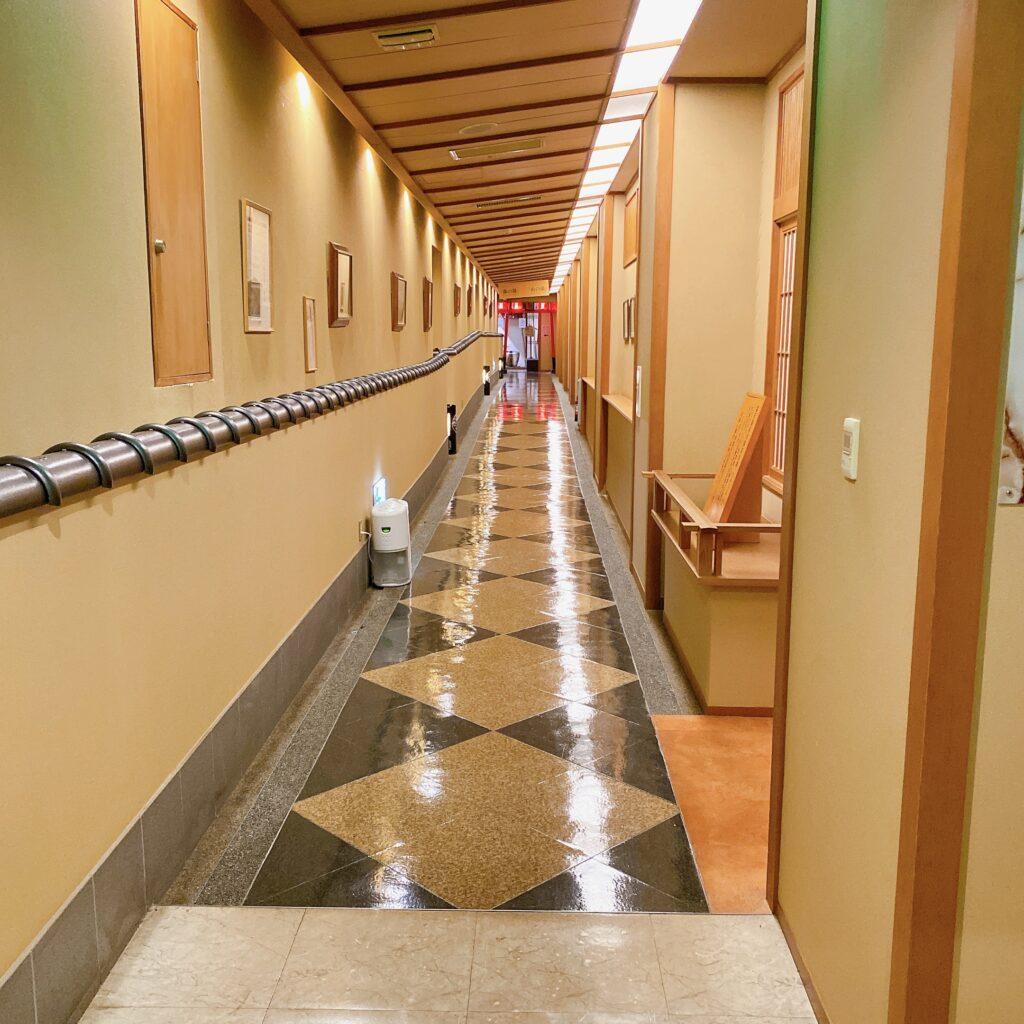 愛隣館　温泉までの道を撮影した画像1