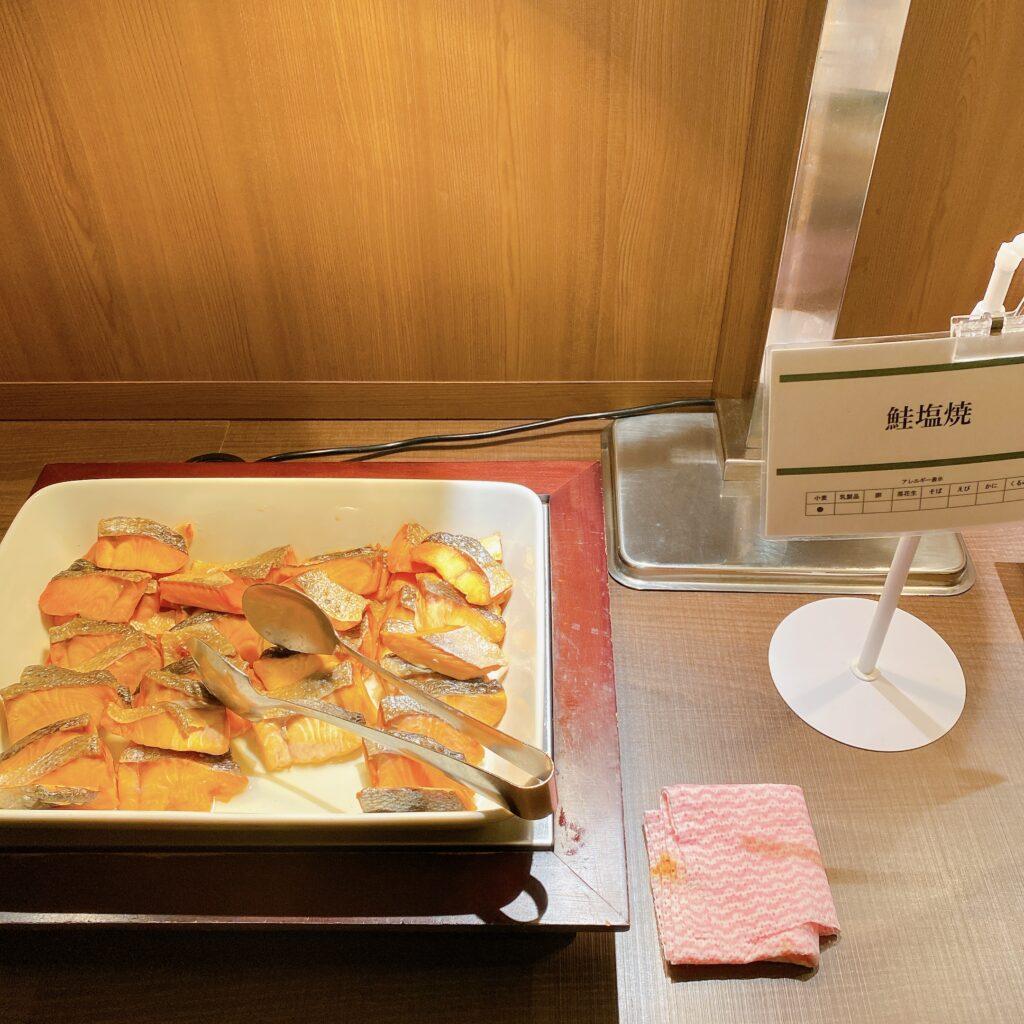 愛隣館 バイキング会場 里山ダイニング 朝食ビュッフェのメニューを撮影した画像5