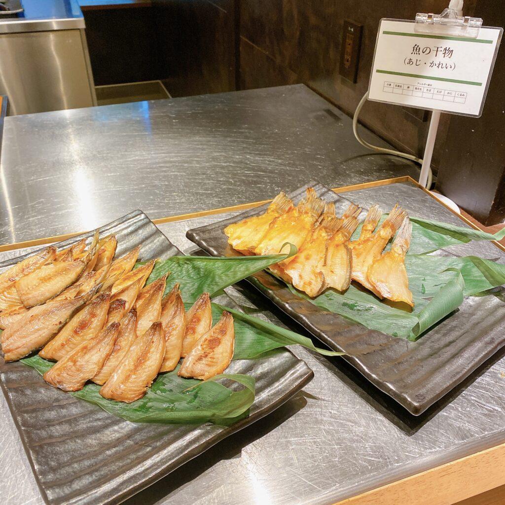 愛隣館 バイキング会場 里山ダイニング 朝食ビュッフェのメニューを撮影した画像13