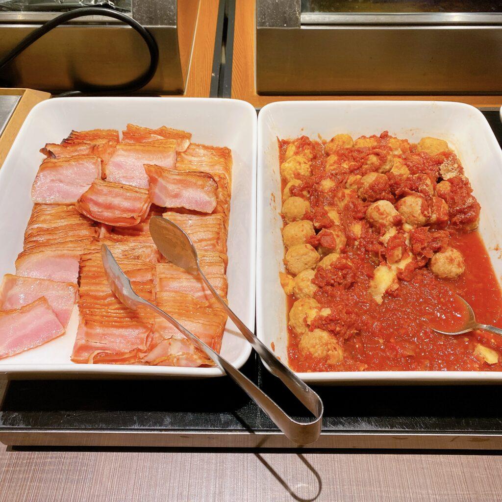 愛隣館 バイキング会場 里山ダイニング 朝食ビュッフェのメニューを撮影した画像15