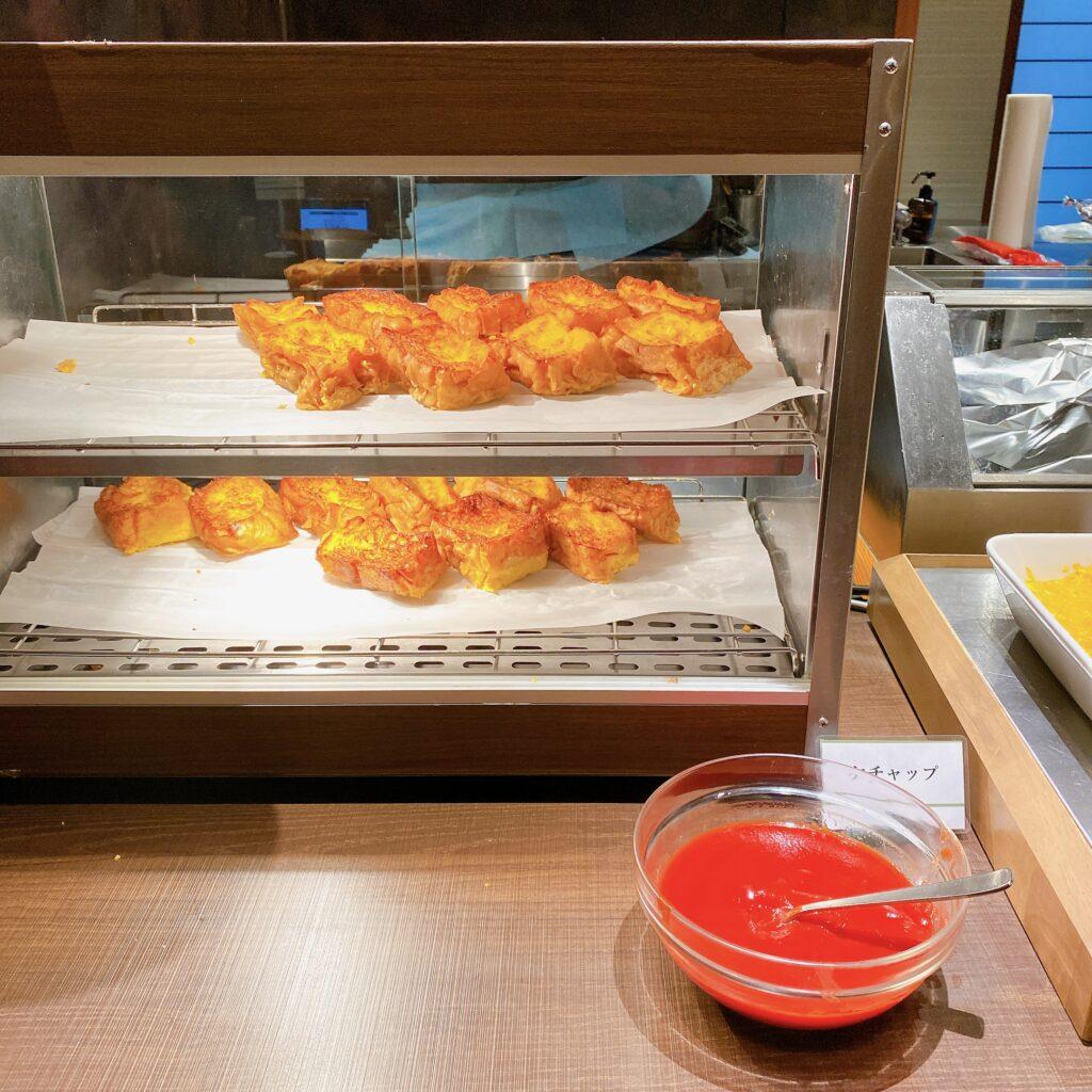 愛隣館 バイキング会場 里山ダイニング 朝食ビュッフェのメニューを撮影した画像17