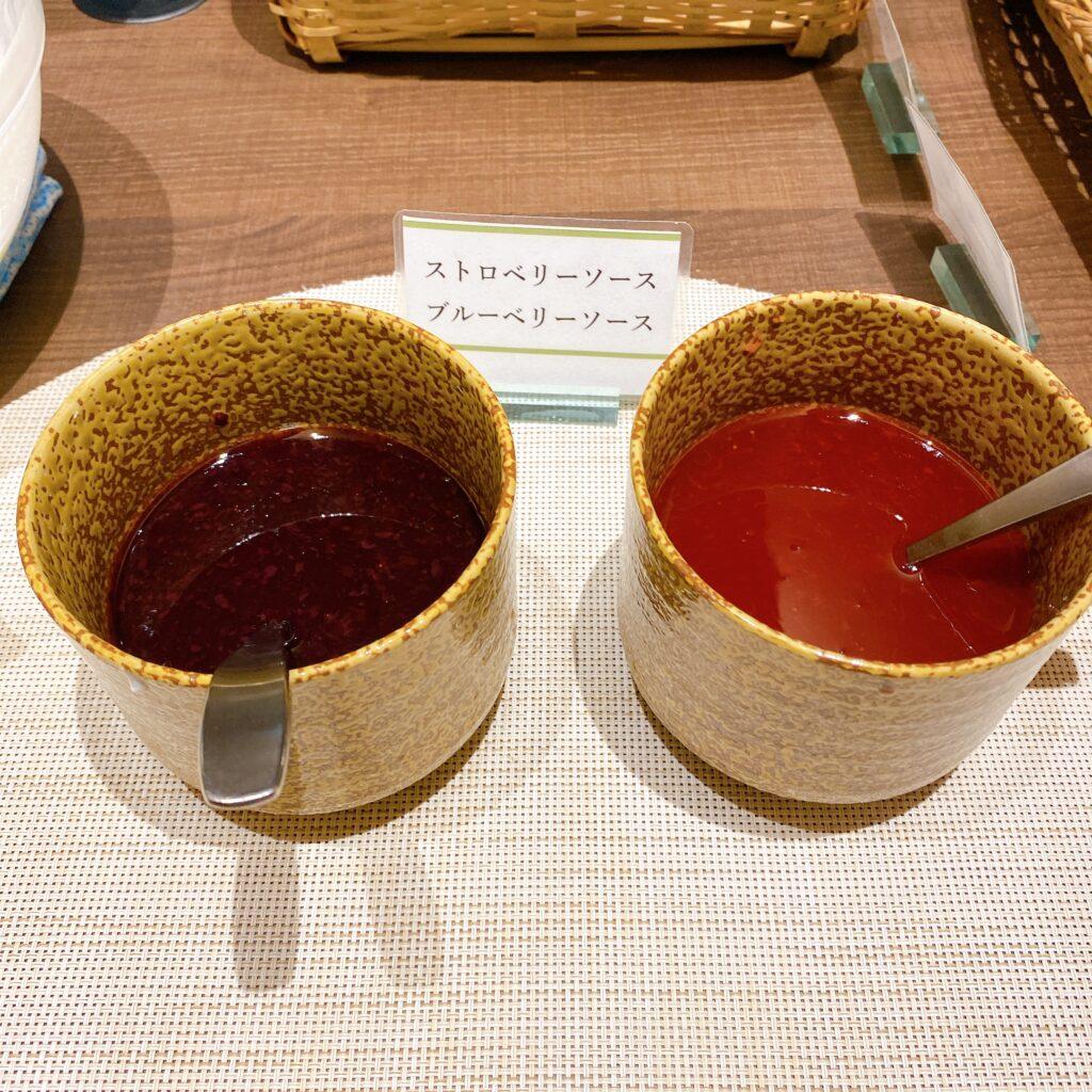 愛隣館 バイキング会場 里山ダイニング 朝食ビュッフェのメニューを撮影した画像20