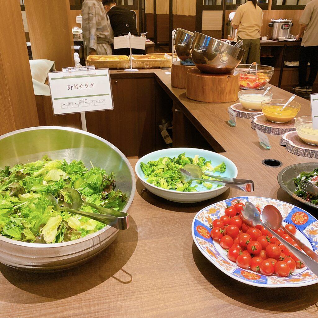 愛隣館 バイキング会場 里山ダイニング 朝食ビュッフェのメニューを撮影した画像23