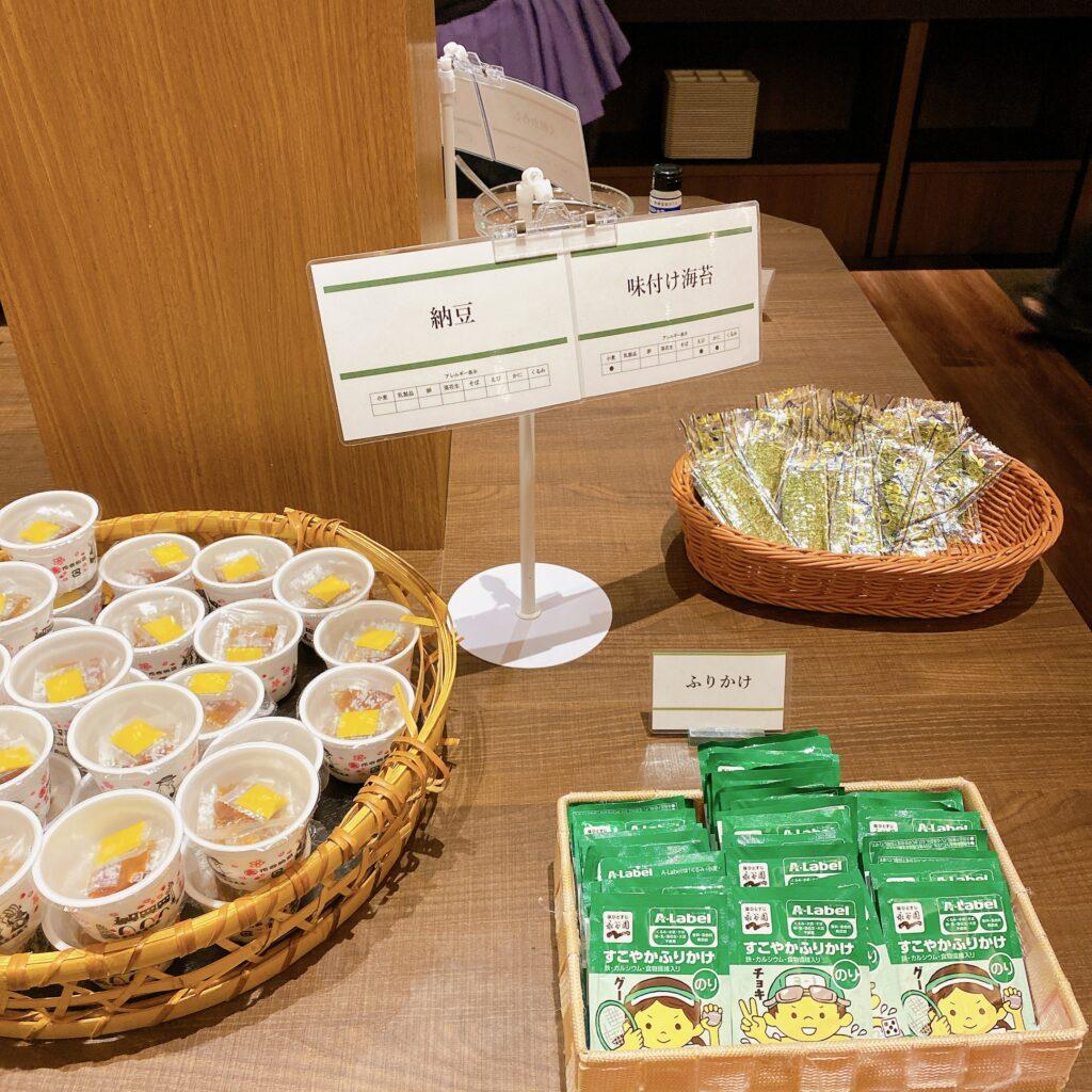 愛隣館 バイキング会場 里山ダイニング 朝食ビュッフェのメニューを撮影した画像26