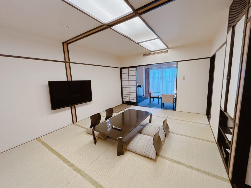 アオアヲナルトリゾート　メインの和室の様子を実際に撮影した画像1