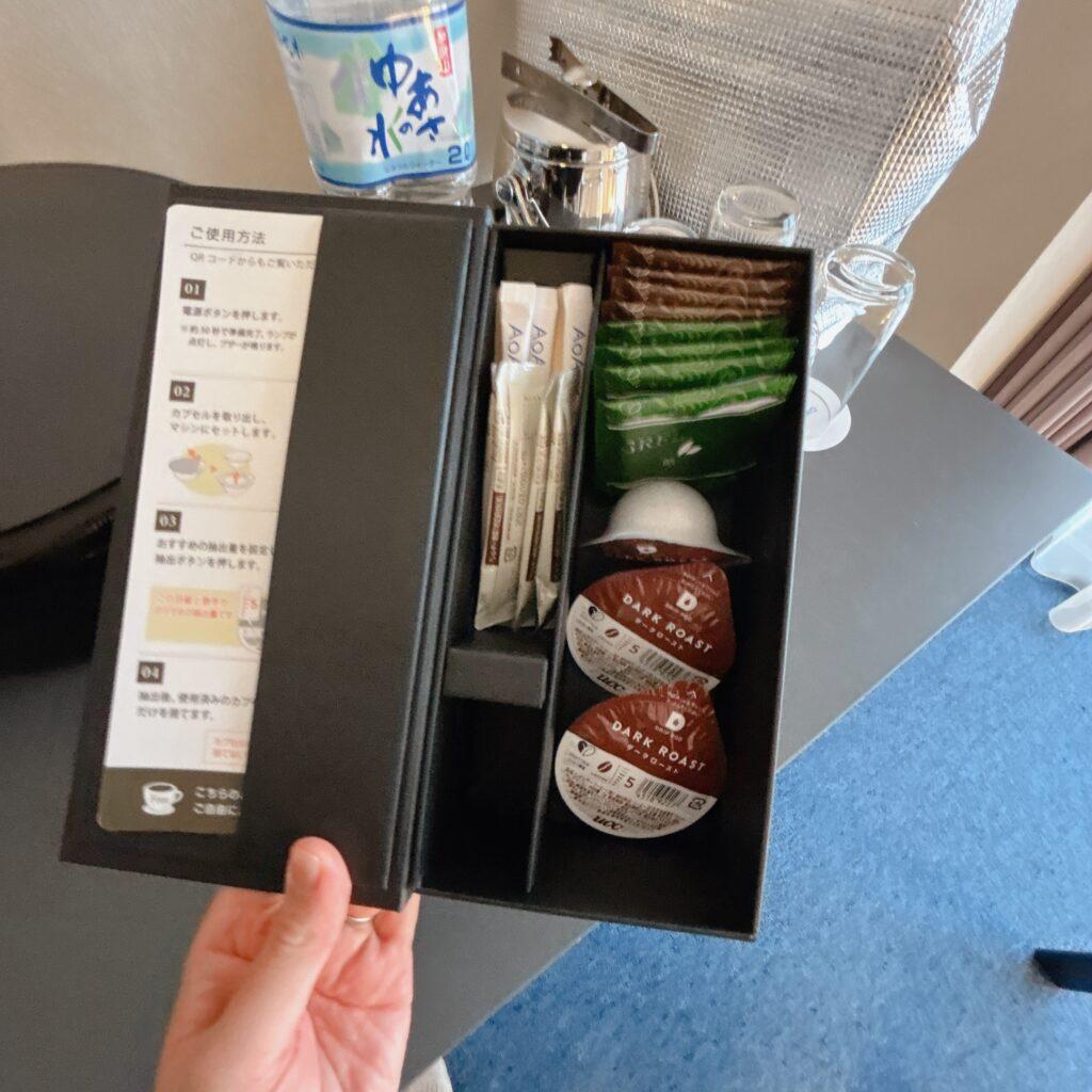 アオアヲナルトリゾート　和室　ミニバー　実際に撮影した画像2