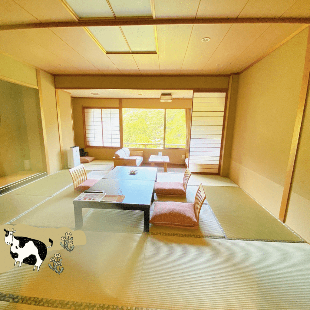 愛隣館　花かんむり14畳和室の様子を撮影した画像1