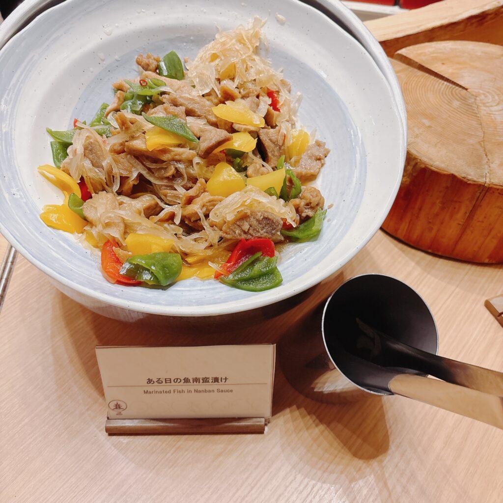 蓼科グランドホテル滝の湯　夕食ビュッフェのメニューを撮影した画像24