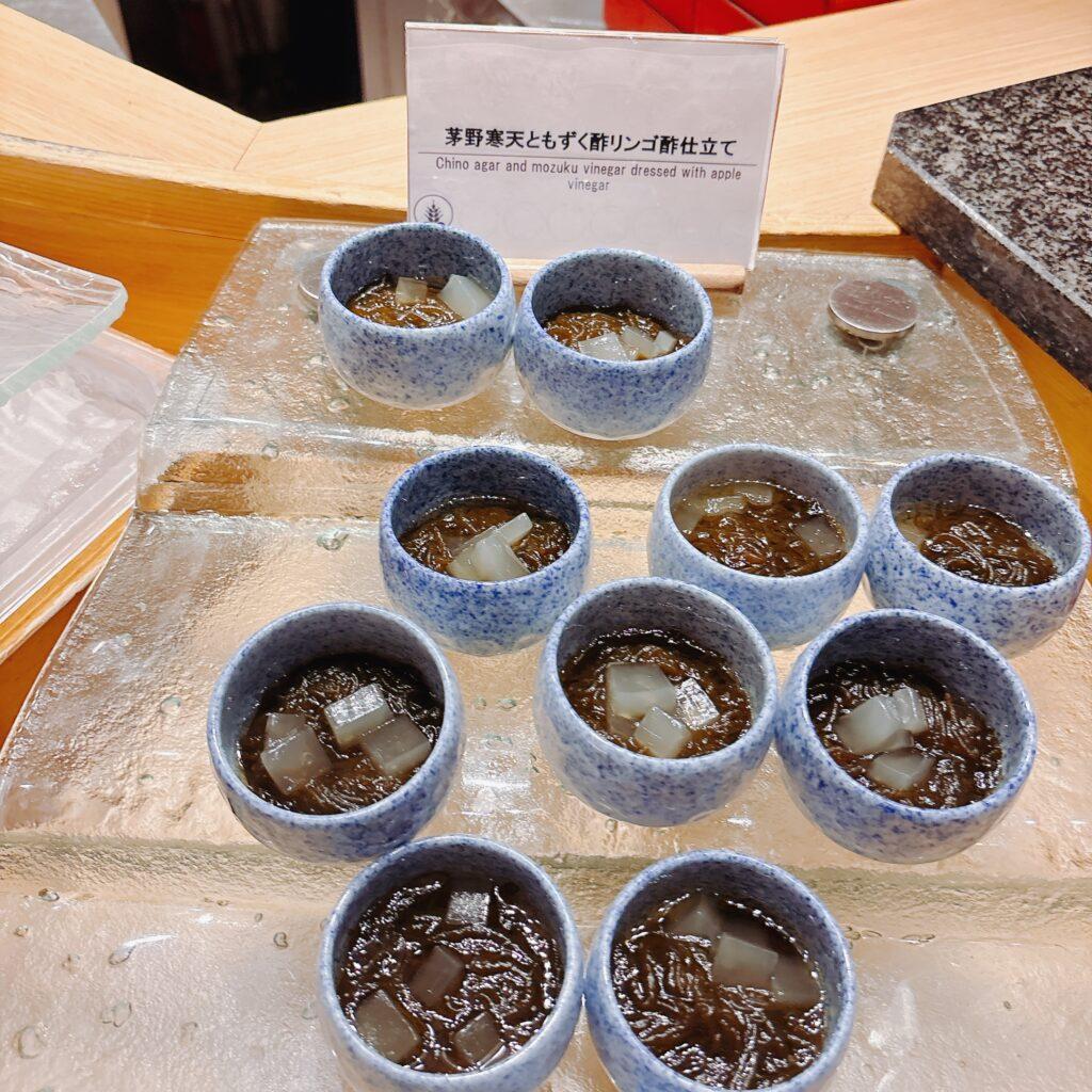 蓼科グランドホテル滝の湯　夕食ビュッフェのメニューを撮影した画像28