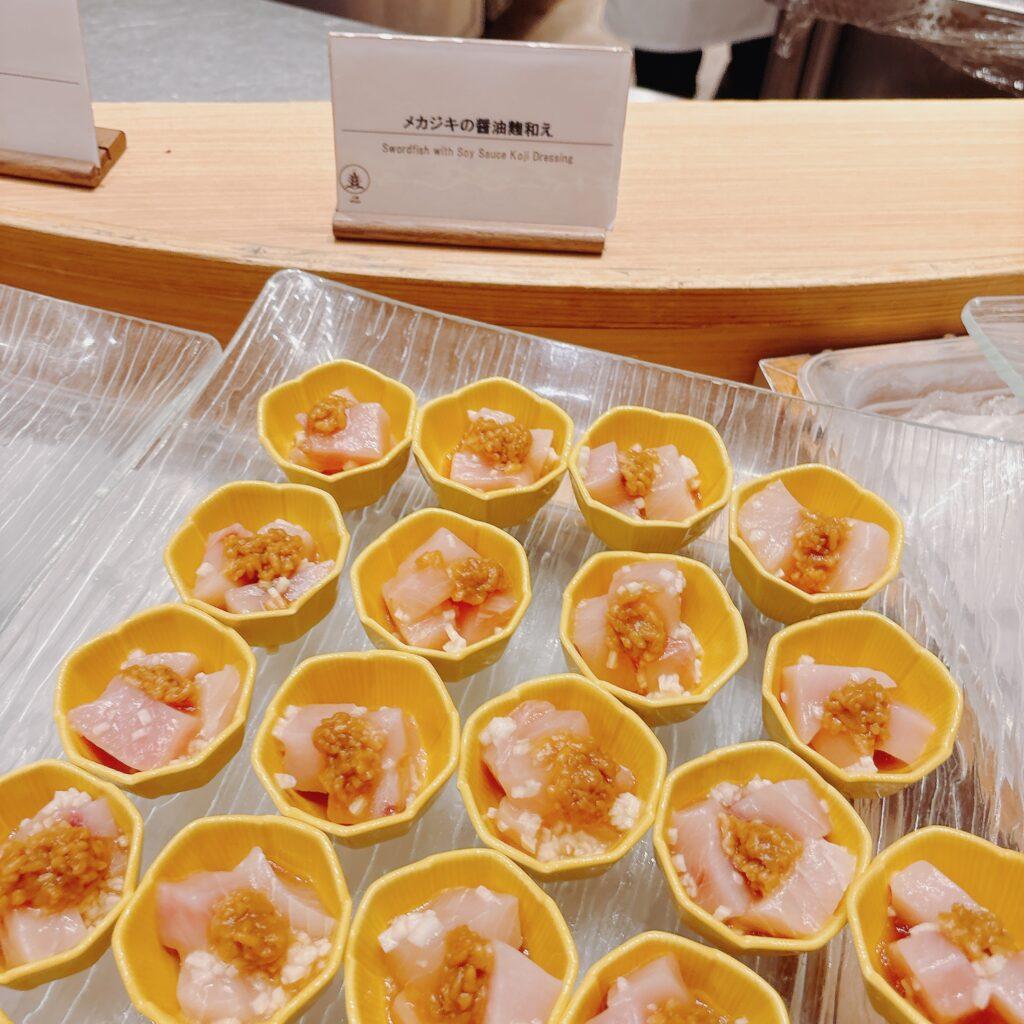 蓼科グランドホテル滝の湯　夕食ビュッフェのメニューを撮影した画像30