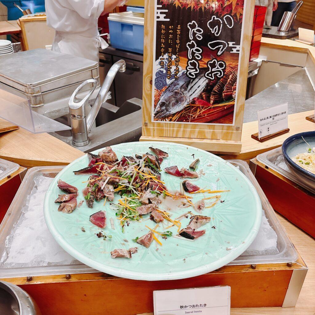 蓼科グランドホテル滝の湯　夕食ビュッフェのメニューを撮影した画像35