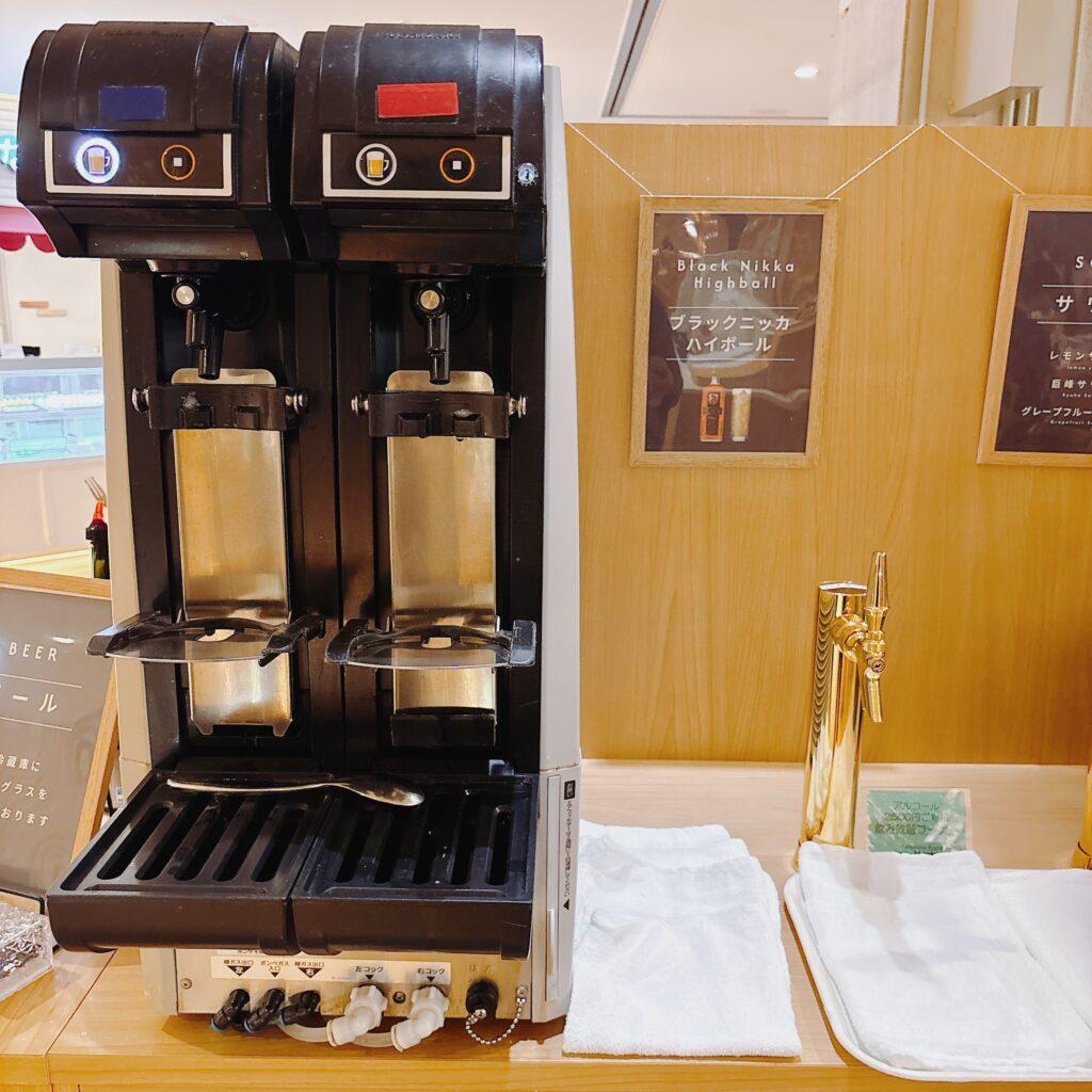 蓼科グランドホテル滝の湯　夕食ビュッフェ 飲み放題の実際の種類を撮影した画像1